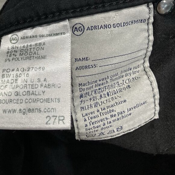 Adriano Goldschmied The Prima Jeans Womens 29 Cigarette Leg Stretch Mid Rise AG - Picture 4 of 5